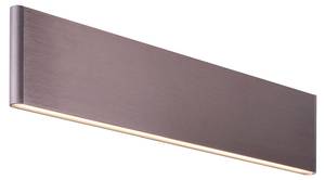 Wandleuchte FELLA Braun - Metall - Textil - 36 x 8 x 5 cm