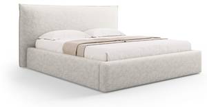 Bett mit Box und Kopfteil AGATE Beige