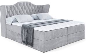 Boxspringbett VILA Grau - Breite: 140 cm - H4