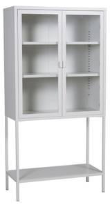 Vitrinenschrank MISHA SC75 2D Weiß