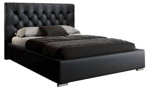 Doppelbett GLAMOUR II 123 Schwarz - Breite: 160 cm