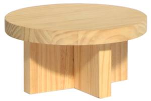 Hocker Mola Massivholz - Holzart/Dekor - 30 x 15 x 30 cm