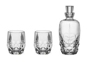 Whisky-Set Bar Selection Deluxe 3er Set Glas - 1 x 1 x 1 cm