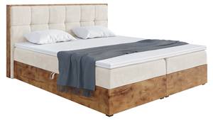 Boxspringbett Lofty 8 Creme - Breite: 189 cm - H3