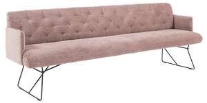 Banc de salle à manger CHARME Rose foncé - Largeur : 186 cm