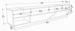 Fernsehschrank Dpazienz Cremeweiß