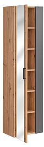 Hochschrank MADERA HC45 1D Beige - Holzwerkstoff - Kunststoff - 45 x 170 x 31 cm