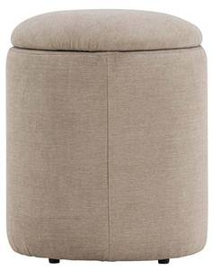 Pouf Limpen 3 Beige - Textil - 32 x 40 x 32 cm