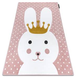 Kinderteppich Petit Bunny Hase Rosa 140 x 190 cm