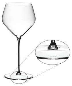 Chardonnay Veloce 2er Set + Poliertuch Glas - 12 x 25 x 12 cm