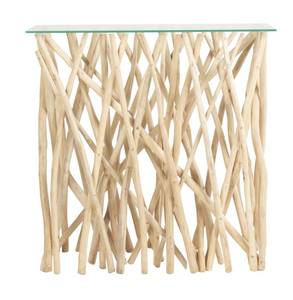 Table console GAYANA Beige - Bois manufacturé - 35 x 91 x 92 cm