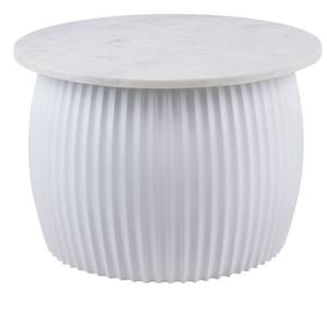 Table d'appoint Luscious Blanc - Pierre - 52 x 36 x 52 cm