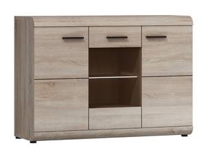 Kommode LINK 3D LED Beige - Holzwerkstoff - Kunststoff - 120 x 87 x 42 cm