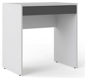 Schreibtisch Fula Weiß - Holz teilmassiv - 75 x 77 x 48 cm