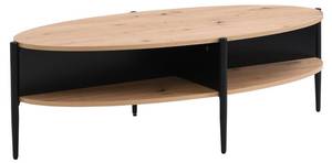 Table basse EVARO Noir - Bois manufacturé - 65 x 39 x 125 cm