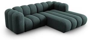 modulares Ecksofa LUPINE 3 Sitzplätze Hochglanz Petrol