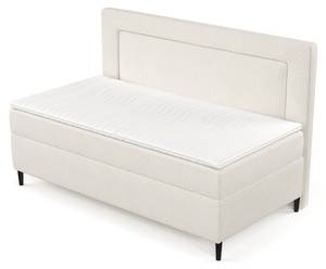 Boxspringbett Alba Beige - H3 - Tiefe: 98 cm