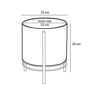 Blumentopf Sverre 25 x 29 x 25 cm