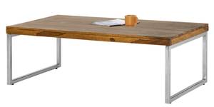 Table basse 120x40x60cm nature Bois massif - 60 x 40 x 120 cm