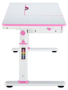 Bureau pour enfant Sauda Rose foncé - Blanc