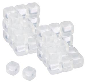 Lot de 50 glaçons réutilisables Matière plastique - 4 x 4 x 4 cm