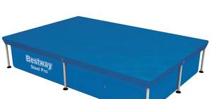 Couverture de piscine 3202471 Bleu - Matière plastique - 150 x 43 x 221 cm