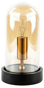 Tischlampe CEIN Schwarz - Holzwerkstoff - 12 x 23 x 12 cm