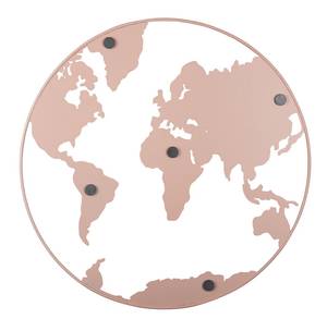 Memobord World Map Pink