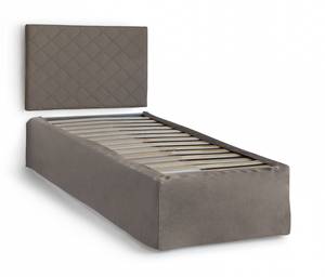 Einzelbett Cleofe Taupe