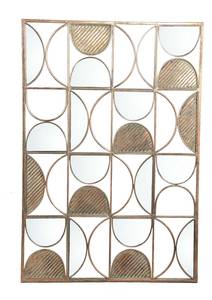 Spiegel Rixxi Gold - Metall - 2 x 96 x 66 cm