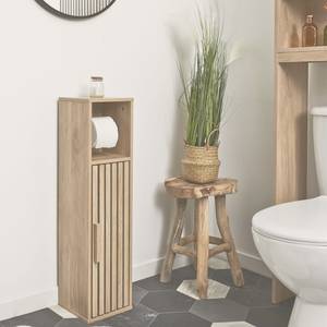 Toilettenschrank WC-Schrank Braun - Holzwerkstoff - 19 x 78 x 20 cm