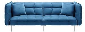 Schlafsofa NELLY Blau - Textil - 208 x 77 x 79 cm