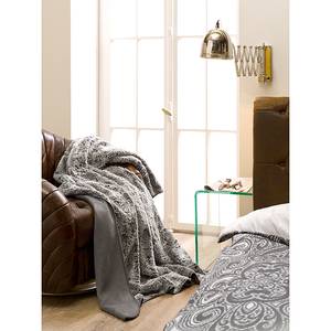 Couette en fourrure premium VI Marron gris