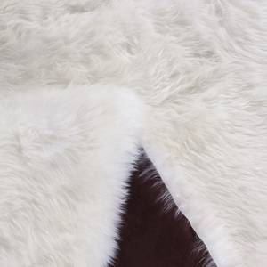 Tapis en peau Davos I Peau de mouton - Blanc crème - 160 x 230 cm