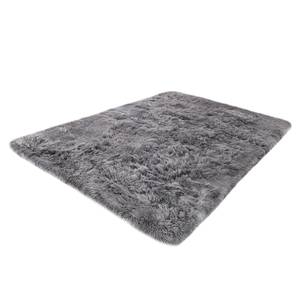 Tapis en peau Davos I Peau de mouton - Ardoise - 130 x 190 cm