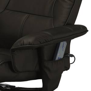 Fauteuil de massage Collyer Microfibre - Noir