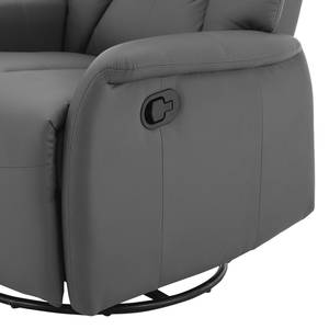 Tv-fauteuil Anori kunstleer - grijs