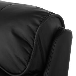 Fauteuil TV Charly Imitation cuir - Noir