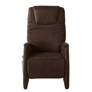 Fauteuil TV Coy Microfibre - Marron - Sans fonction