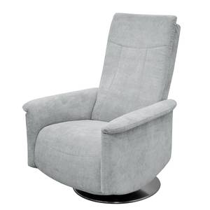 Fauteuil TV Evato Gris clair - Fonction relaxation - Réglage manuel