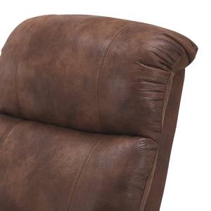 Tv-fauteuil Puras microvezel - bruin