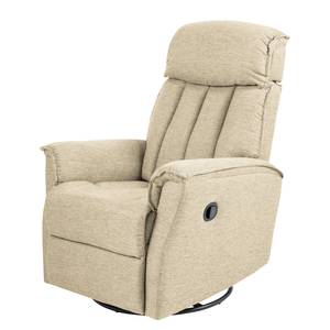 Fauteuil à bascule TV Turon Tissu - Sable