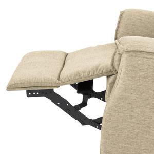 Tv-fauteuil Turon (met schommelfunctie) geweven stof - Aardekleurig