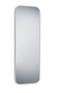 Großer Ganzkörperspiegel Silber 50x150cm Silber - Glas - Metall - 50 x 150 x 3 cm