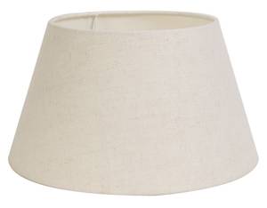 Lampenschirm rund Livigno Weiß - 45 Weiß - Textil - 35 x 25 x 45 cm