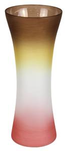 Vase en verre peint à la main Marron - Verre - 15 x 36 x 15 cm
