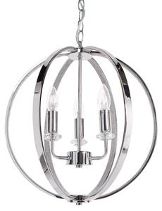 Lampe suspension TENOIRO Argenté - Métal - 40 x 100 x 40 cm