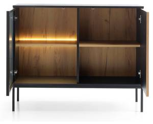 Sideboard TOSENA Schwarz - Holzwerkstoff - 104 x 83 x 39 cm