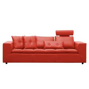 Sofa Brooklyn (3-Sitzer) Echtleder Echtleder Neka: Rot