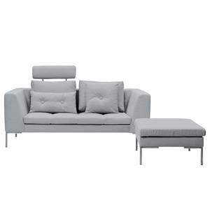 Sofa Madison (2-Sitzer) Webstoff Webstoff Saia: Hellgrau